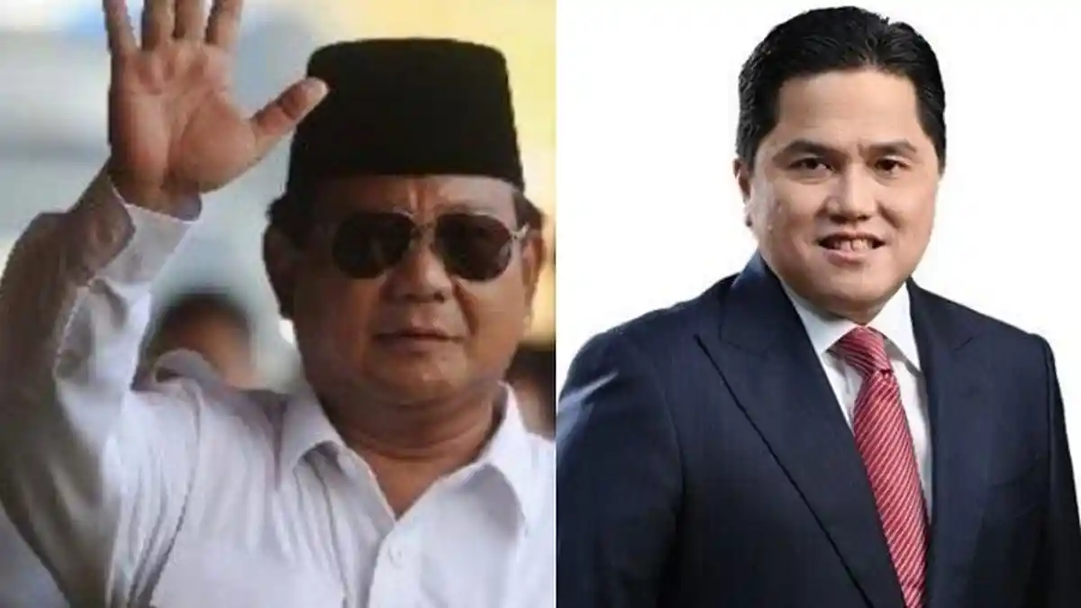 Ketimbang Gibran, Kelompok Relawan Ini Pilih Eric Thohir Cawapres Prabowo Subianto, Ini Alasannya