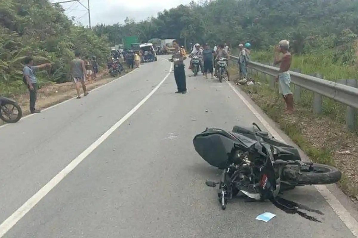 Kecelakaan Beruntun Libatkan Motor, Mobil, dan Truk di Banyumas, Mobil Terpental ke Luar Jalur