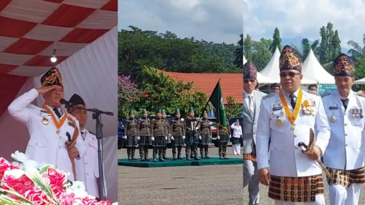 Upacara HUT ke-17 Konawe Utara Sultra Sukses Digelar Meski Cuaca Terik Tetap Hikmat dan Semarak