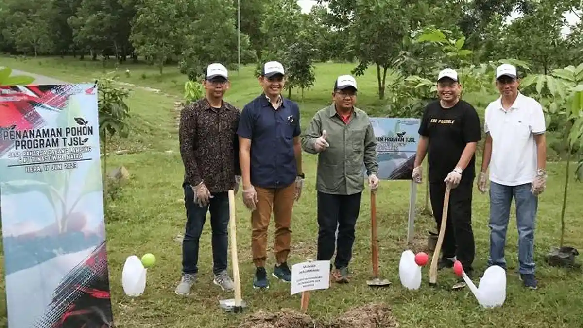 Turut Bantu Kurangi Emisi Karbon, Jasa Raharja Tanam 1.000 Pohon Di Lampung