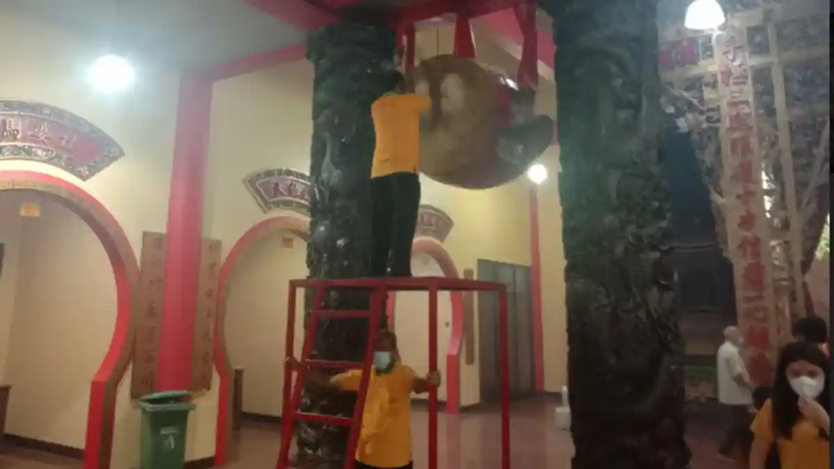Ada Bedug di Vihara Avalokitesvara Simbol Toleransi Antar Umat Beragama, Ditabuh Saat Malam Imlek