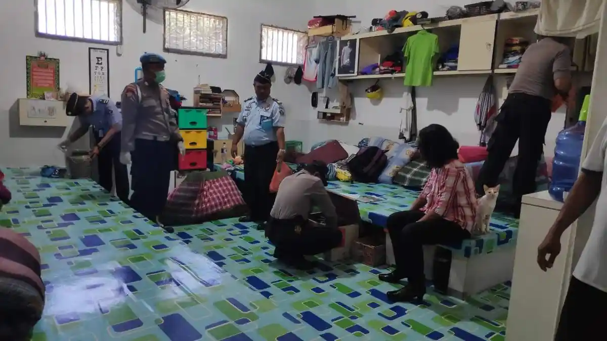 JELANG Natal dan Tahun Baru Puncak Peredaran Narkoba, Aparat Perketat Pengawasan di Lapas Batam