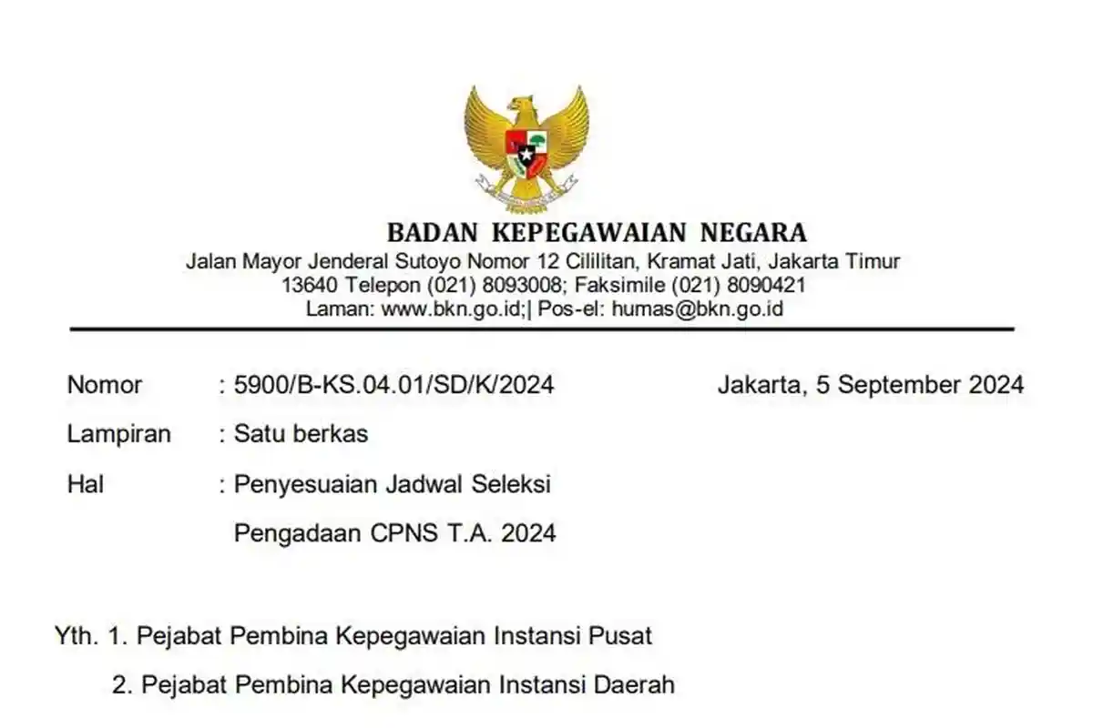 Link Download PDF Jadwal Terbaru CPNS 2024 sscasn.bkn.go.id