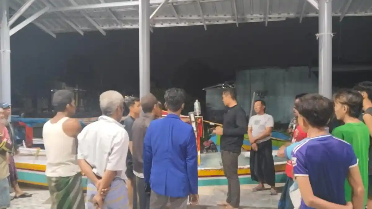 Perahu Bocor saat Cuaca Buruk, Nelayan Tewas Tenggelam di Laut Ujungpangkah Kabupaten Gresik