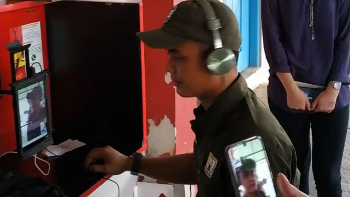 Hampir Tiga Bulan Napi & Tahanan Lapas Kedungpane Tidak Boleh Dijenguk, Hanya Lewat Video Call