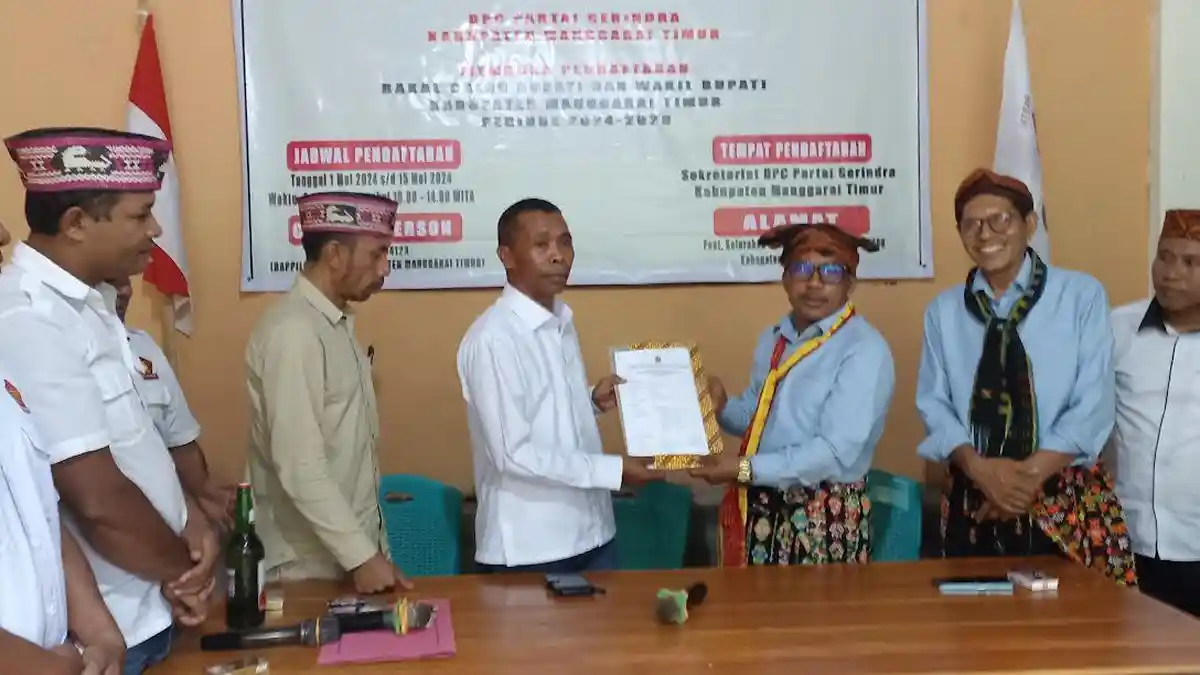 Pilkada Manggarai Timur, paket HARUM Daftar di Gerindra