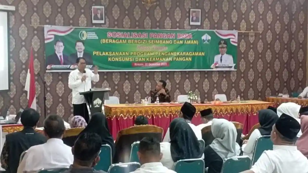 DKP Bireuen Bersama Badan Pangan Nasional Sosialisasikan B2SA