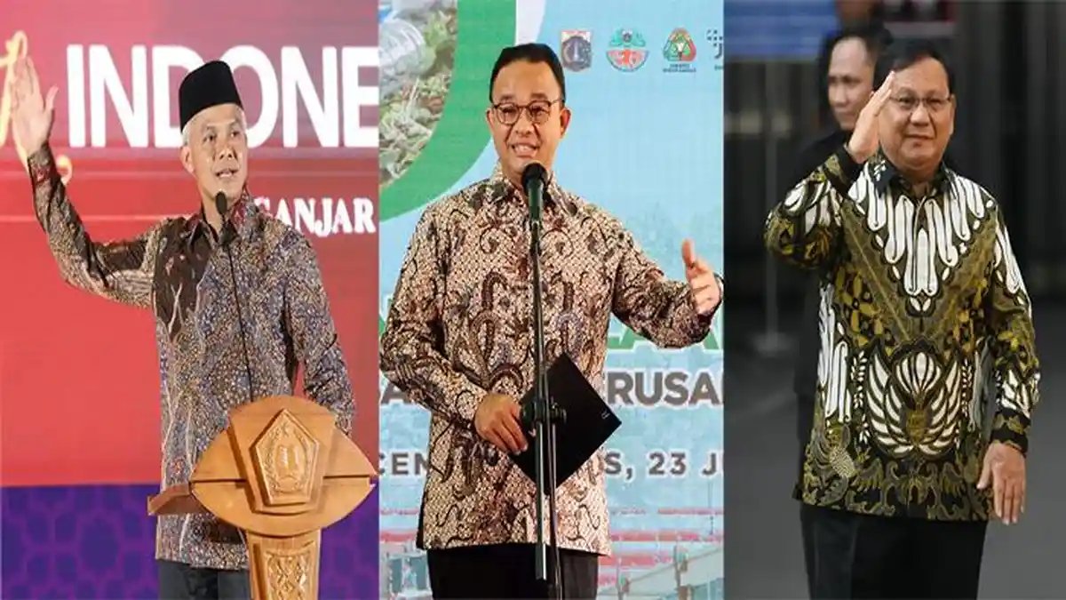 Usia Prabowo Subianto, Ganjar Pranowo dan Anies Baswedan Bakal Capres RI Pemilu 2024