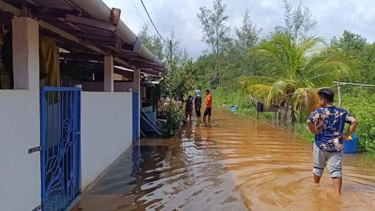 Dampak Banjir Rob di Belitung Timur Genangi 53 Rumah dan 1 Sekolah