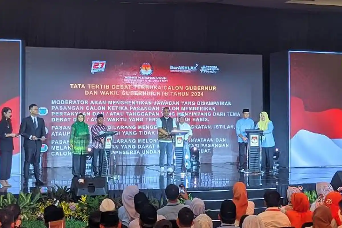 Perbandingan Closing Statement 3 Paslon dalam Debat Perdana Pilkada NTB 2024