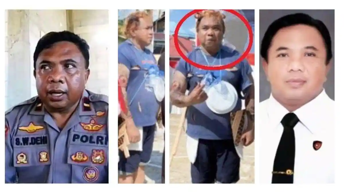 Biasa Bergaya Ala ODGJ, ini Tampang Polisi Jago Intel Ipda Sukandi Mode Pakai Baju Dinas