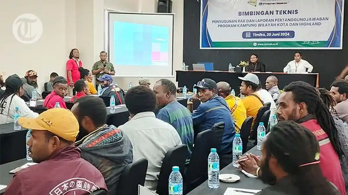YPMAK Gelar Bimtek Penyusunan RAB dan LPJ Program Kampung Bagi Pokja Wilayah Kota dan Highland