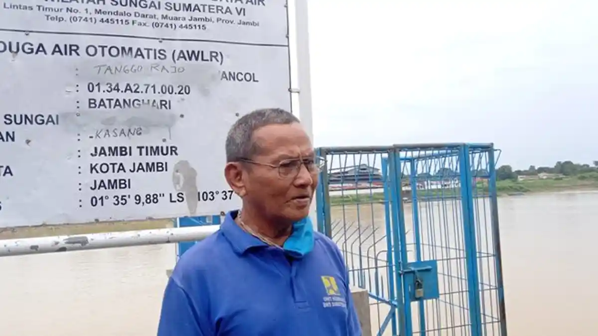 Debit Air Sungai Batanghari Diatas Normal, Masyarakat Diminta Waspada