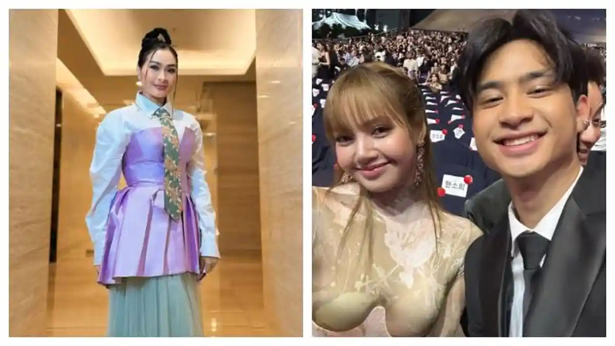 Iis Dahlia Bangga Pamer Foto Devano Danendra Bareng Lisa BLACKPINK, Malah Dikira Editan AI