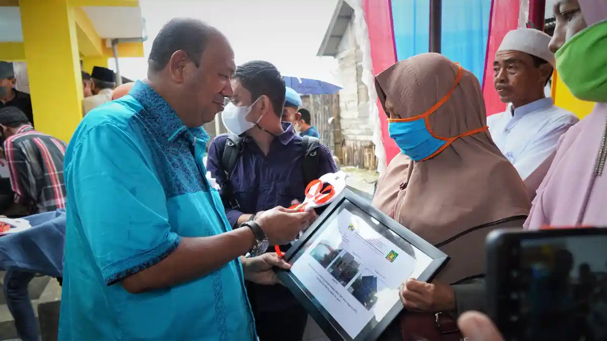 Plt Bupati Langkat Resmikan SPAM, Kini Warga Perlis Sudah Punya Fasilitas Air Bersih