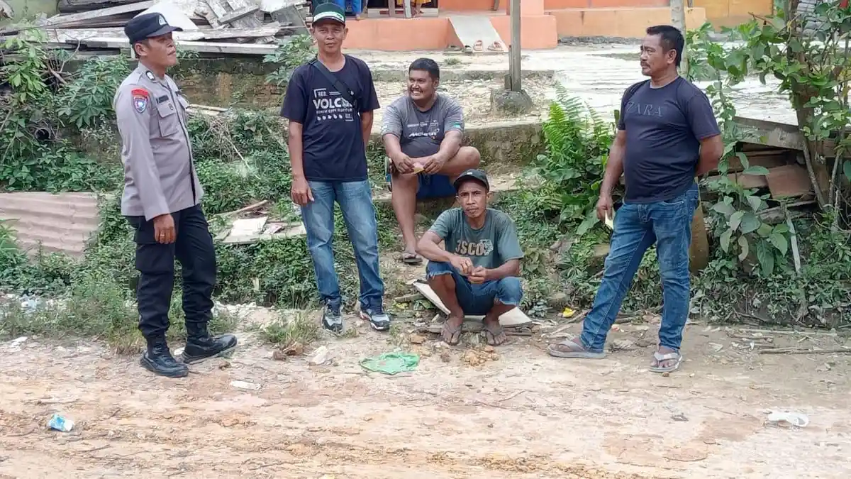 Bhabinkamtibmas Polsek Torgamba Sosialisasikan Harkamtibmas dan Pencegahan Tindak Pidana di Labusel