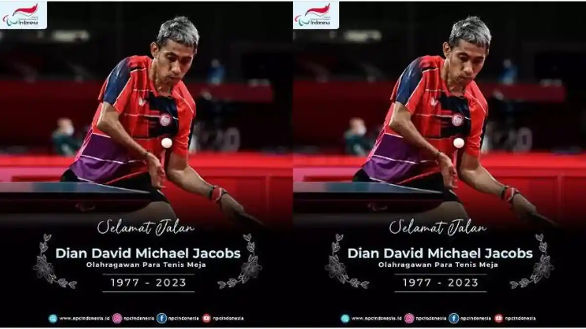 INNALILLAHI Atlet Para Tenis Meja David Jacobs Meninggal, Sempat Pingsan di Stasiun Kereta