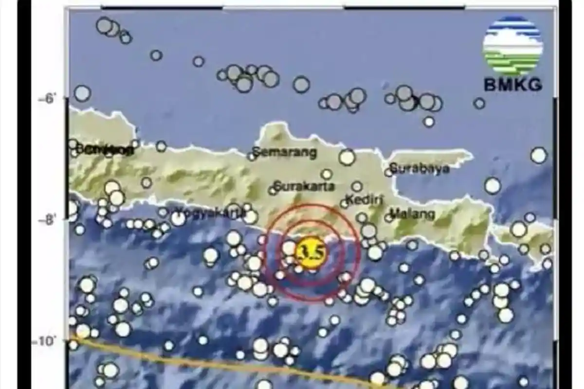 Gempa Hari Ini, Info BMKG Terkini Rabu 5 Juli 2023, Guncang Pacitan Jawa Timur, Berikut Rinciannya