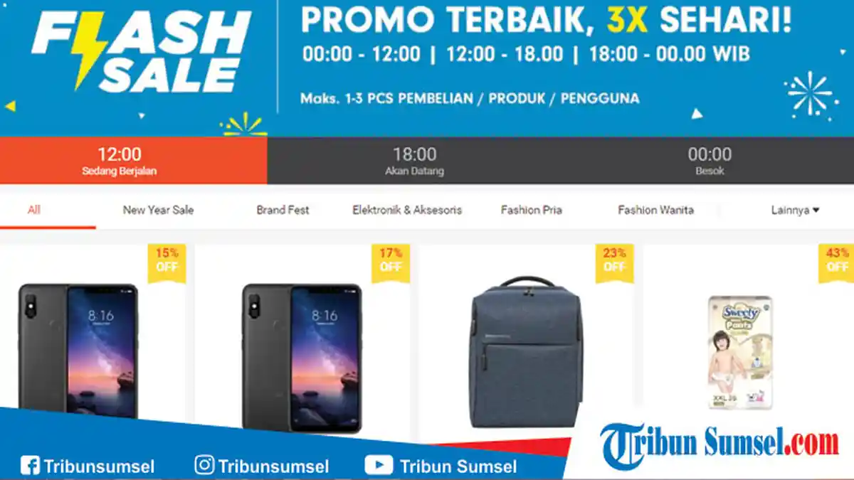 Shopee : Flash Sale Shopee Pukul 00.00 WIB, Ini Barang Berkualitas yang ...