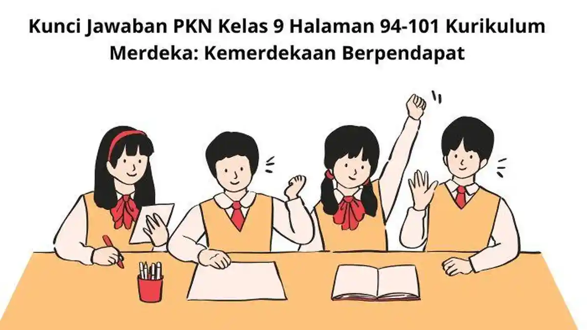 Kunci Jawaban PKN Kelas 9 Halaman 94-101 Kurikulum Merdeka: Kemerdekaan ...