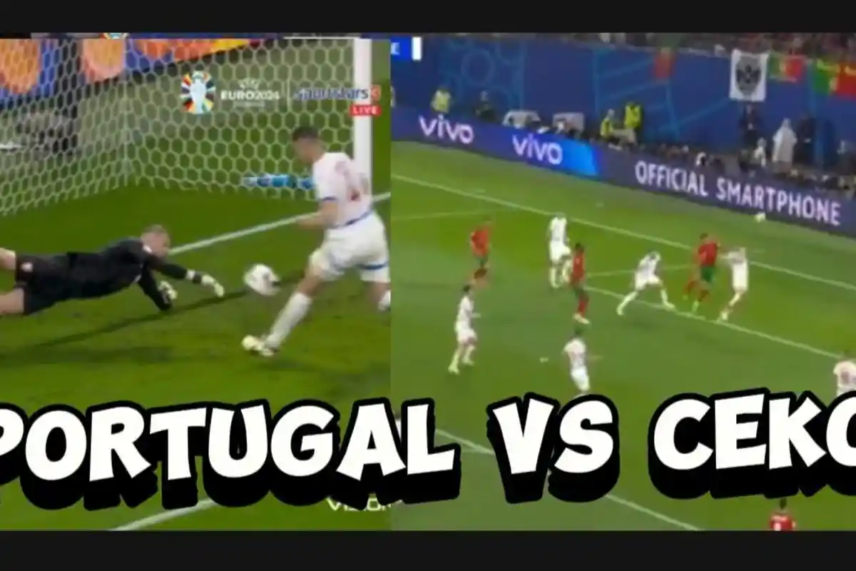 2 Gol Portugal Saat Lawan Ceko : Own Goal Robin Hranac dan Tendangan Francisco Conceicao