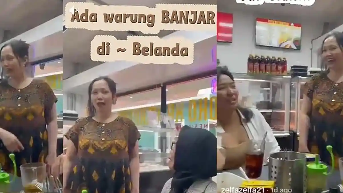 Lokasinya Jauh di Eropa, Setelan Daster Pedagang Warung Banjar di Belanda Viral - Banjarmasinpost.co.id