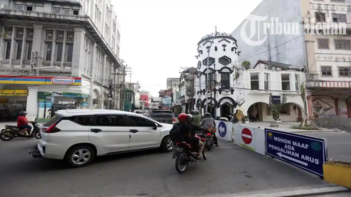INILAH Rute Baru Pengalihan Jalan di Kota Medan, Jalan Pengadilan, Kapten Maulana Ditutup Total