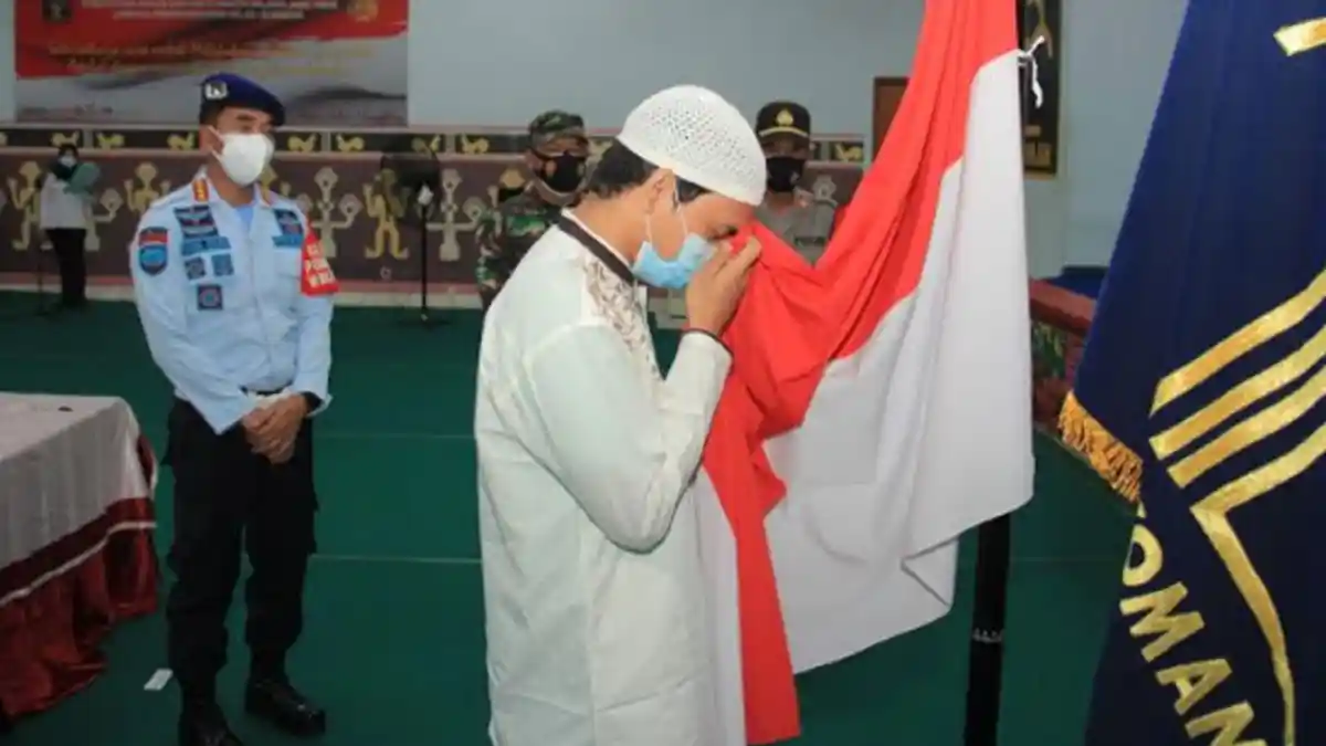 Mukarram, Tahanan Lapas Surabaya Eks Anggota ISIS Ikrarkan Janji Setia Kepada NKRI