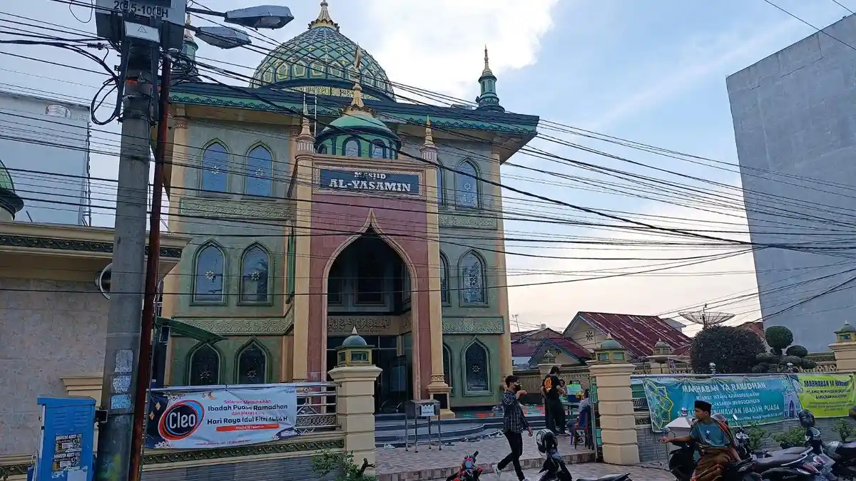 Melihat Kemegahan Masjid Al Yasamin di Iskandar Muda Baru, Dibangun Tiga Lantai