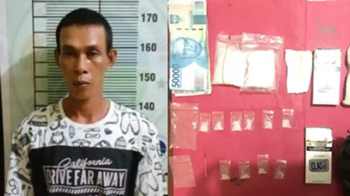 Nekat Buka Lapak Narkoba di Tengah Desa, Pria asal Lubuk Keliat Ditangkap Polisi