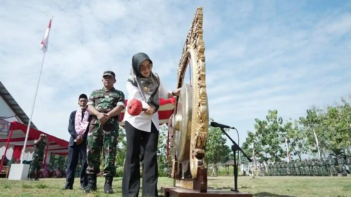 Program KBMKB ke-24 di Desa Geneng Klaten Menyasar Betonisasi Jalan 250 Meter dan Talut 435 Meter 
