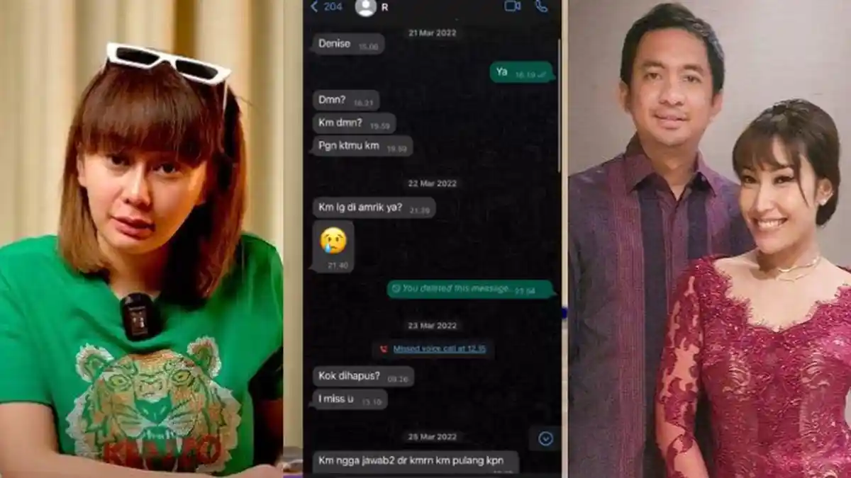 MAKIN PANAS, Diisukan Jadi Selingkuhan Regi Datau, Denise Chariesta Bongkar isi Chat Sebagai Bukti