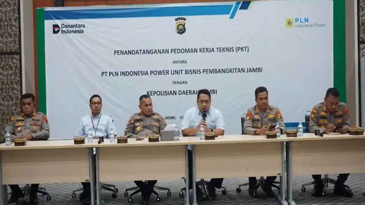 PT PLN Indonesia Power UBP Jambi dan Polda Jambi Perkuat Sinergi Pengamanan Objek Vital Nasional - Tribunjambi.com