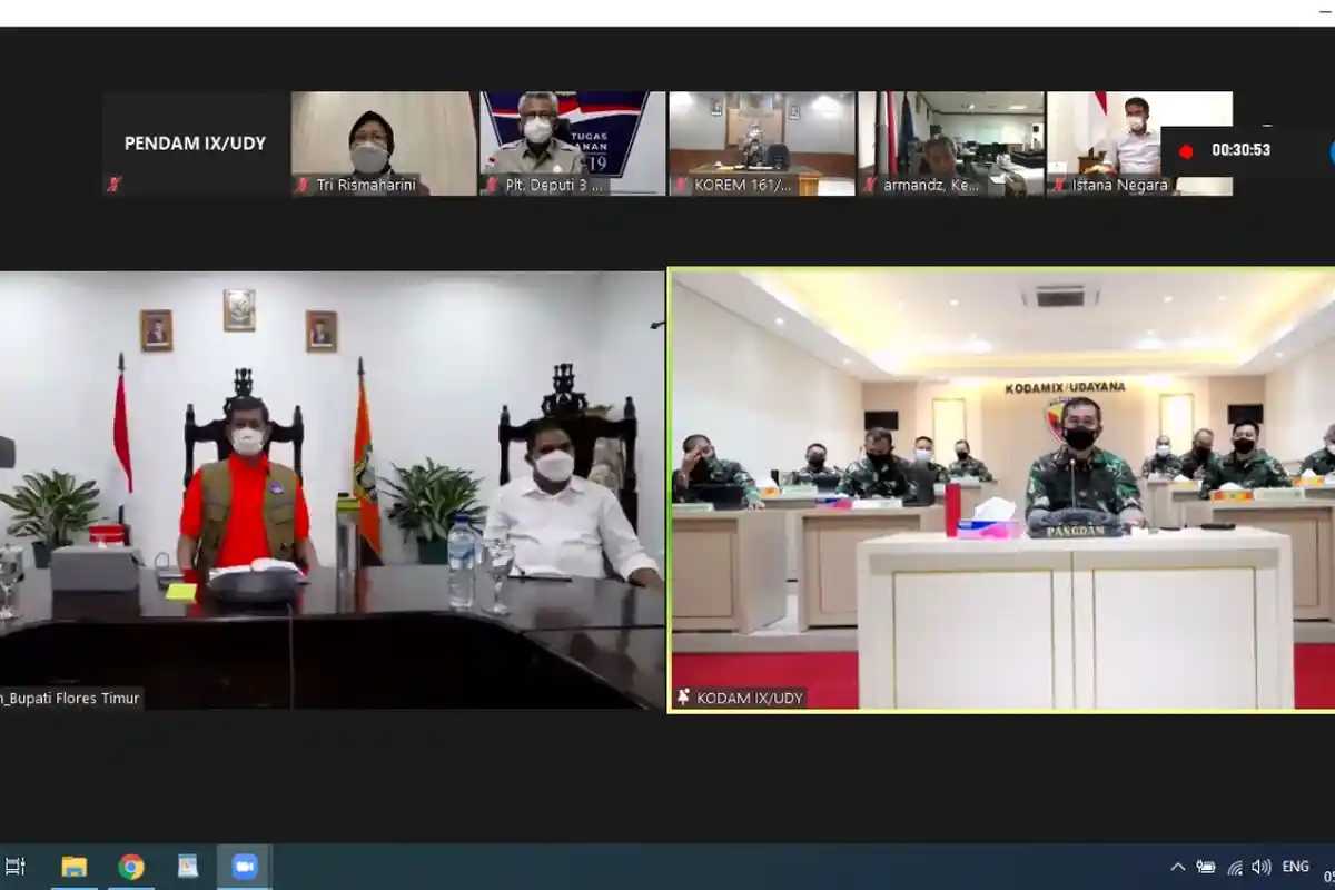 Bencana NTT, Penuhi Logistik, Kodam IX/Udayana Dirikan 20 Dapur Lapangan di Posko Pengungsian