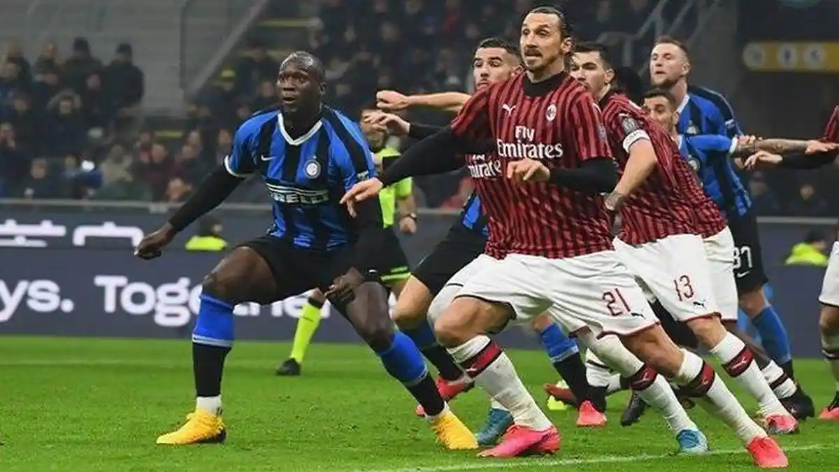 LINK Siaran Langsung Live Streaming INTER MILAN vs AC MILAN Coppa Italia Malam Ini di TV Partner