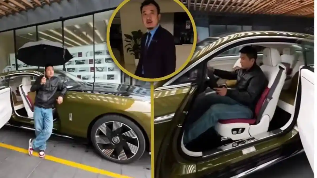 Penjual Mobil Mewah Ini Ramai Dipuji, Izinkan Foto Pria 'Ngidam' Roll Royce Tapi Tak Bisa Beli