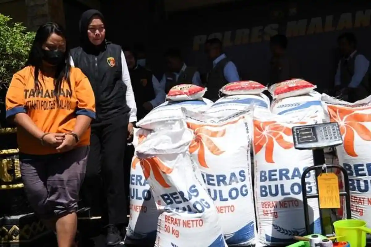 Bandel, Tersangka Penjual Beras Subsidi dengan Harga Premium dapat Beras Bulog SPHP dari Facebook