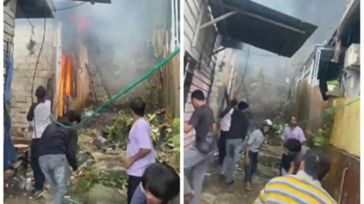 Breaking News  Satu Rumah Terbakar dan Satu Terdampak di Sebengkok Waru Tarakan Kaltara