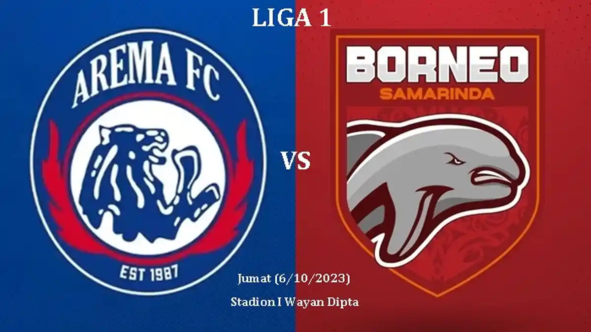 Live Streaming Gratis Arema FC vs Borneo FC Liga 1 2023-2024, Akses Link Disini