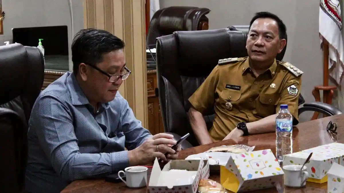 Wagub Sulawesi Utara Steven Kandouw Lakukan Pertemuan Dengan Caroll Senduk