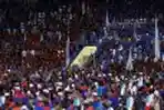 Ribuan Buruh Rayakan HUT KSPSI di Istora