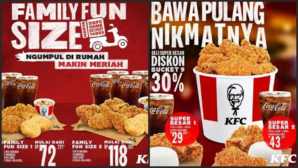 KATALOG PROMO KFC Selasa 9 Maret 2021, Makan Bersama Keluarga Tercinta Jadi Super Hemat