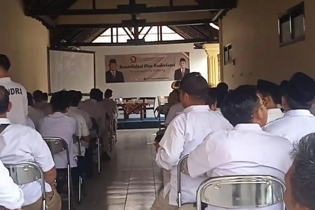 Gerindra Jember Gelar Pendidikan Politik Bagi Kader PAC untuk Menangkan Pemilu 2024