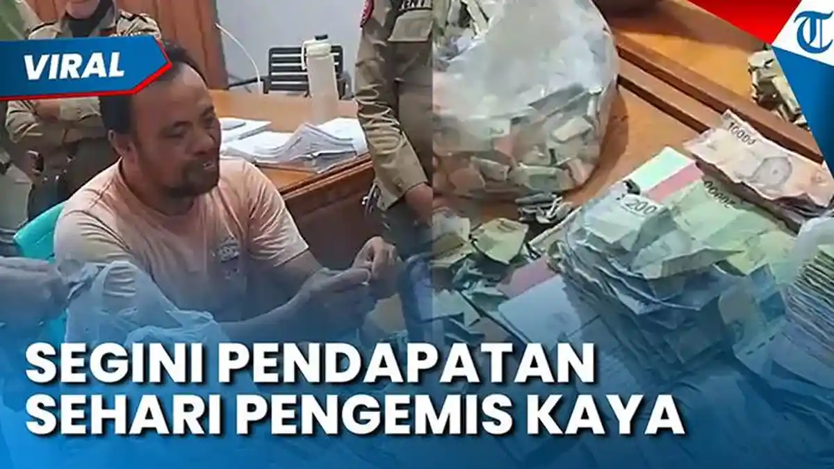 Pasutri Pengemis Ponorogo Raup Rp 1,5 Juta dalam 2 Jam Bikin Satpol PP Tercengang