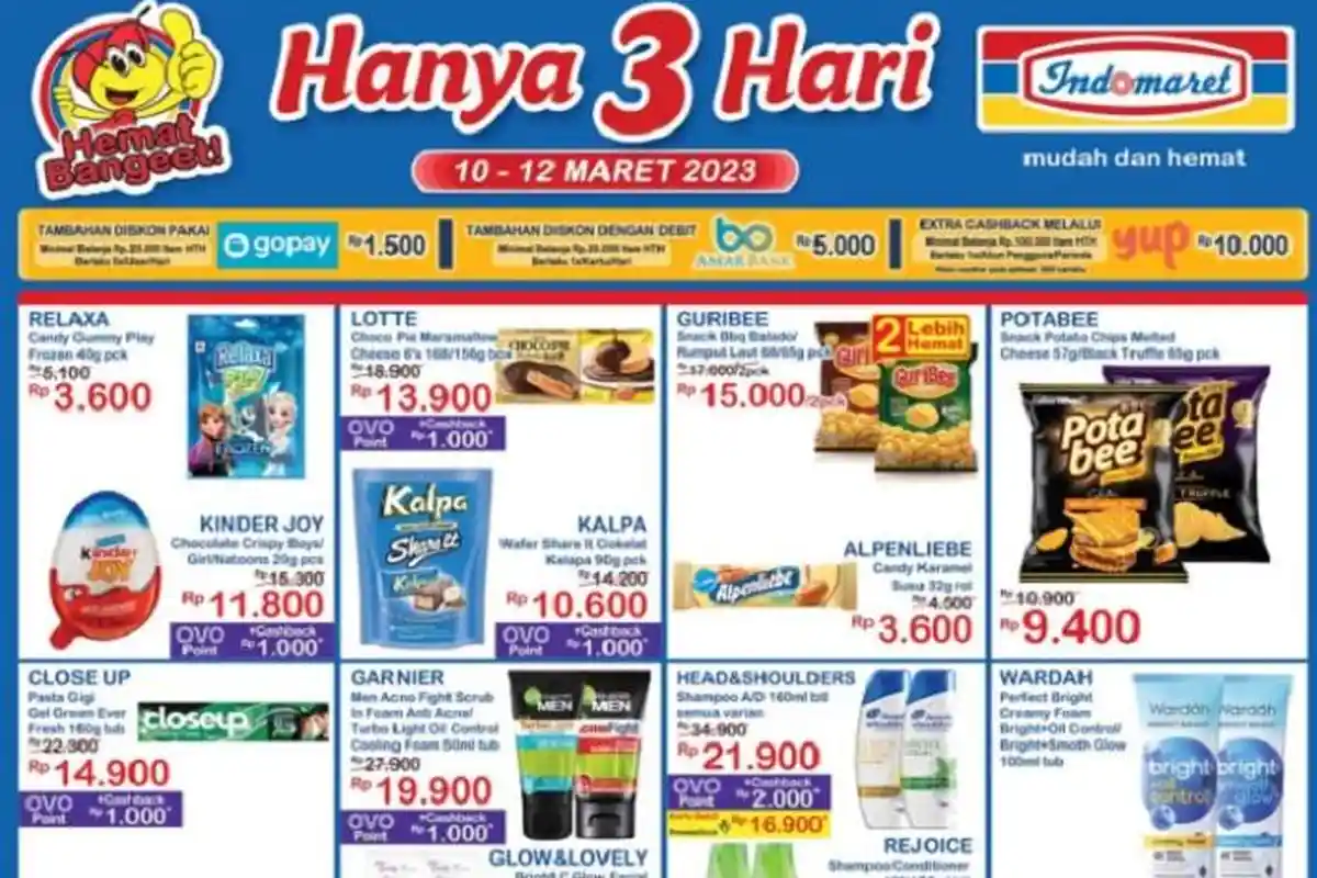 KATALOG Promo JSM Indomaret 10-12 Maret 2023, Bertabur Diskon Heboh Sambut Ramadhan, Ada Gratisan