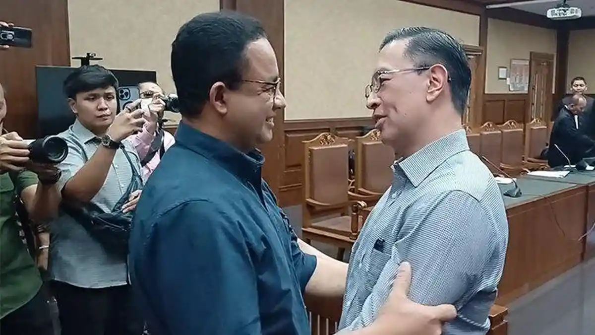 Dapat Dukungan Penuh dari Anies Baswedan, Tom Lembong Terharu Bahagia : Semakin Bersemangat