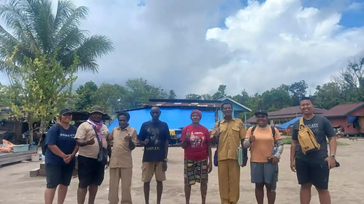 YPMAK Monitor Kemajuan Program Pokja 19 Kampung di Mimika