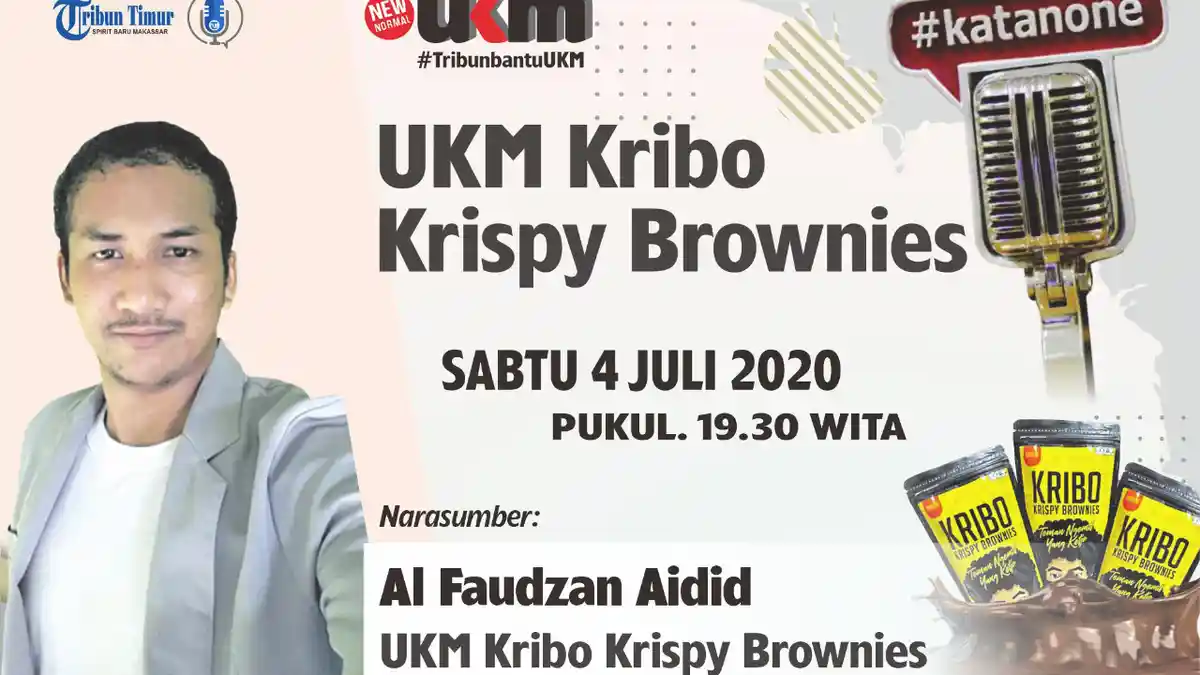 UKM Kribo Krispy Brownies Bahas Inovasi dan Strategi Bisnis di #KataNone