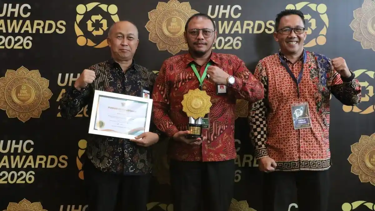 Pemkot Tegal Terima Penghargaan UHC Kategori Pratama