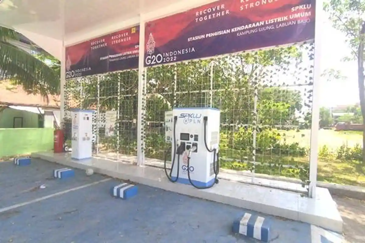 SPKLU Labuan Bajo Mabar NTT Gunakan Konsep Self Service